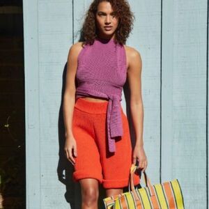 Free People Convertible Open Back Knit Top XS